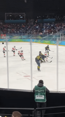 Women's Hockey: Switzerland vs Sweden Draws Packed Milano Crowd