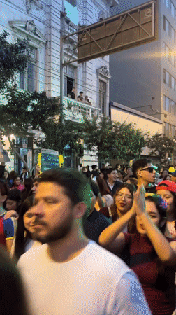 Lima's Pride parade fills the streets with color and celebration.