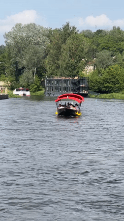 Afternoon boat tour along the Neris River, Vilnius