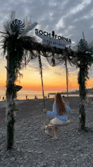 Sunset fishing and leisure time captured along Sochi beaches
