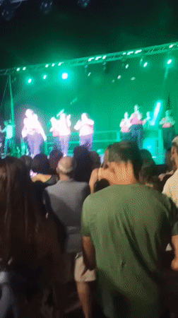 Evening dance festival lights up a Bitonto piazza