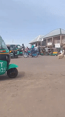 Political rally with 2027 campaign posters held in Gwong, Nigeria