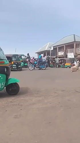 Political rally with 2027 campaign posters held in Gwong, Nigeria