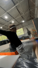 Gymnasts practice acrobatics at Krasnoyarsk training facility
