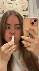 Woman documents morning routine in Izhevsk bathroom selfies