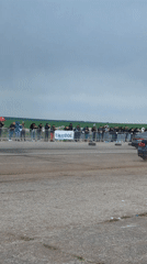 BMW performs burnout for crowd in Bulgarian town
