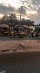 Everyday street life in Bukuru, Nigeria