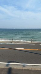 Morning coastal life documented in Kamakura, Japan over two hours