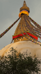 Kathmandu daily life documented around Buddhist sites and streets