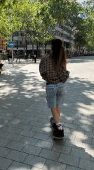 Skateboarding session documented through sunny Barcelona streets