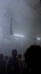 Warehouse rave draws crowds in Belgrade's Palilula district