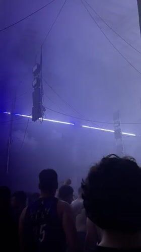 Warehouse rave draws crowds in Belgrade's Palilula district