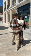 Morning snapshots capture building, park walkers, bathroom selfies