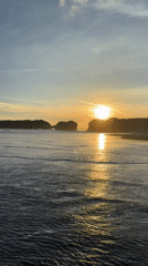 Sunset beach scenes documented in Selemadeg, Indonesia coastline