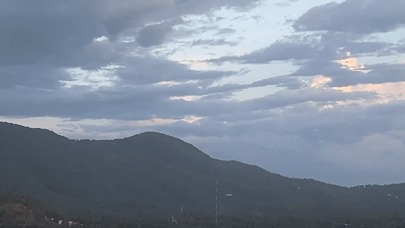 Scenic mountain-to-ocean landscape captured near Baan Hin Kong, Thailand