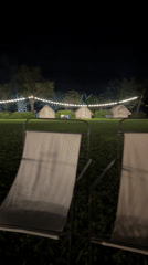 Evening campfire gathering at Đà Nẵng outdoor recreation site
