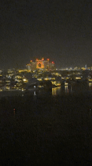 Dubai skyline and marina at night, multiple high-rise angles