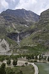 Lakes, waterfalls, and mountain terrain across Yamling and Sissu