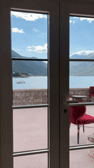 Formal waterfront celebration documented in Perast, Montenegro