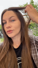 Woman recorded touching hair in close-up video, Budva