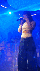 Band performs live on stage in Yerevan, Armenia
