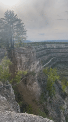 Limestone quarry operations documented near Samara, Russia