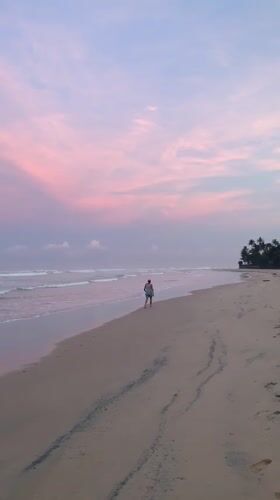 Sunset documented along Sri Lanka's southern coast near Kathaluwa