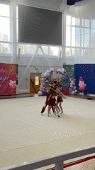 Youth gymnastics competition held in Veliky Novgorod, Russia