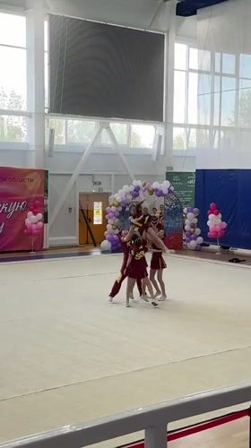 Youth gymnastics competition held in Veliky Novgorod, Russia