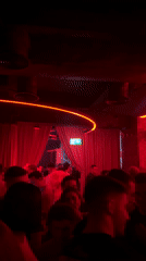 Busy night captured at Maze Club in Varna