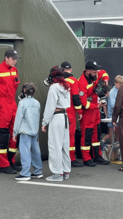 Emergency response training exercises conducted in Yekaterinburg, Russia