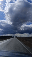Vehicle documents 20-minute rural journey through farmland and natural areas