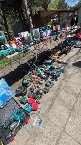 Morning street life and commerce documented in Karnobat, Bulgaria