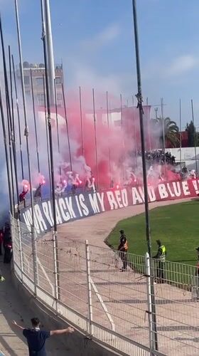 Football fans pack Safi stadium during afternoon match