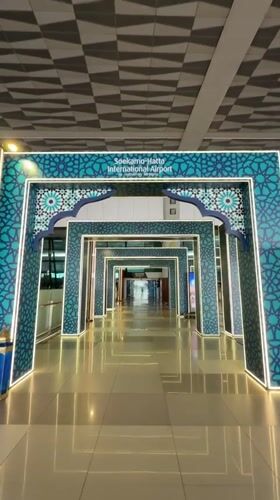 Late night views captured at Soekarno-Hatta International Airport