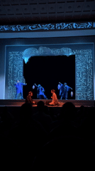 Theater performance with Arabic decor staged in Krasnoyarsk