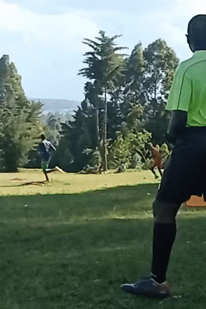 Soccer match played in Lumakanda ward, Kenya