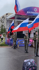 Traditional cultural festival with historical reenactment held in Vsevolozhsk