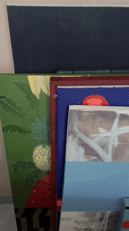 Morning scenes recorded in North Kuta: art, rain, reflection