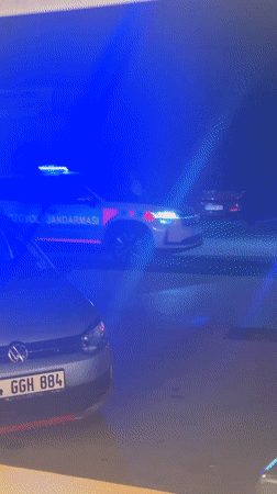 Turkish Highway Gendarmerie Vehicle Spotted with Emergency Lights Active