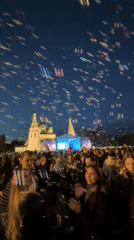 Nighttime concert draws young crowd to Russian Orthodox church grounds