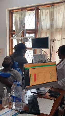 Dental and throat examination at a Dar es Salaam clinic