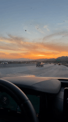 Driver records sunset highway journey in Los Angeles