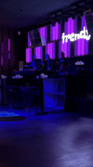 Three bartenders work at trendy nightclub in Plovdiv