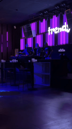 Three bartenders work at trendy nightclub in Plovdiv