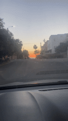 Sunset captured over coastal cityscape in Safi, Morocco