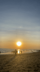 Beach day captured in North Kuta Indonesia morning hours