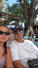Couple records video at outdoor George Town venue