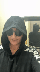 Woman in black hoodie spotted twice in Netanya