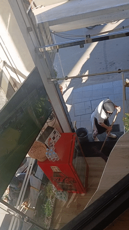 Afternoon cafe scenes captured in Meknes, Morocco